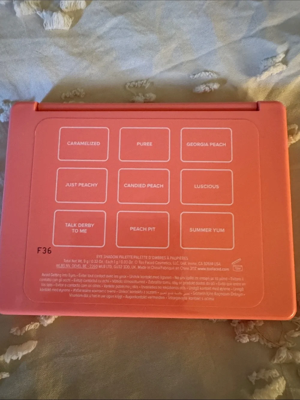 Too Faced Sweet Peach Eyeshadow Palette - Pink- BNIB!!